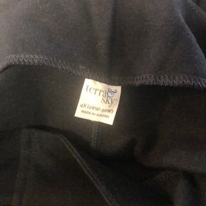Terra & Sky stretch spandex pants. 4x 28-30.